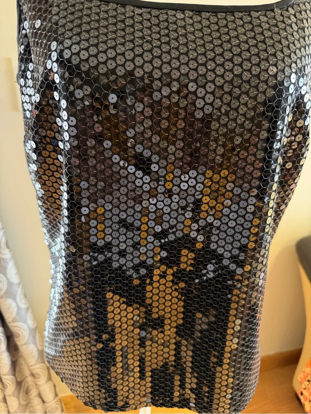 Liz Claiborne black sequin